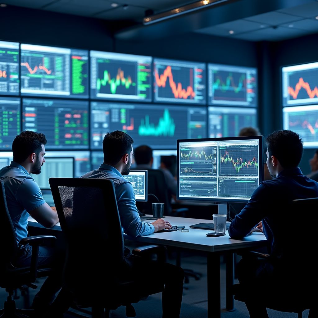 Sesión de trading en tiempo real